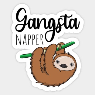 Gangsta Napper Sticker